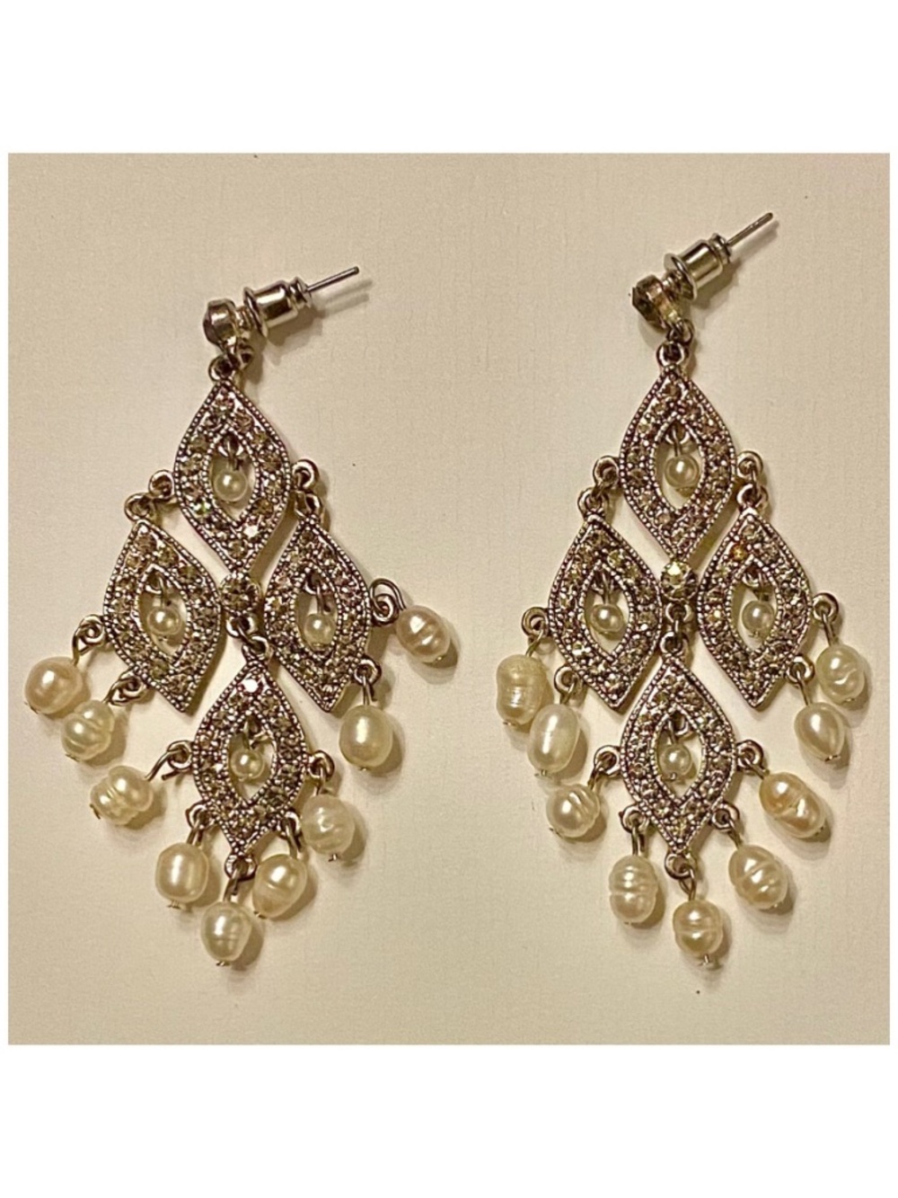 Vintage Banana Republic Chandelier Earrings